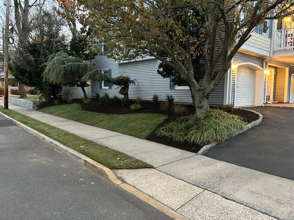 Transform your outdoor space with Baur Lawns’ professional landscape design services in Monmouth County, NJ.